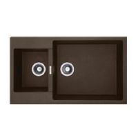 FABIANO Кухонная мойка Quadro 86x50x15 Espresso (8221.301.0023)
